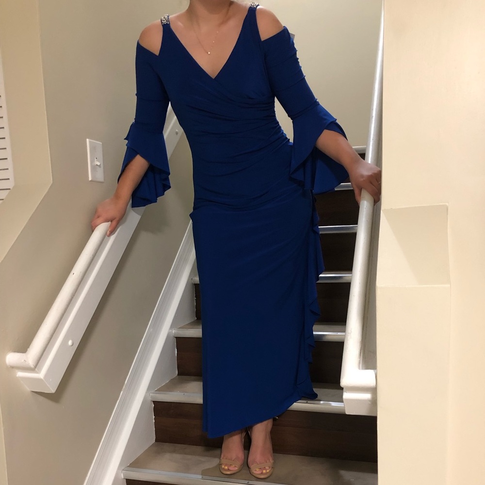 Elegant Blue dress.